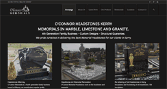 Desktop Screenshot of oconnorheadstones.com