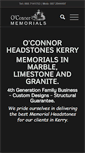 Mobile Screenshot of oconnorheadstones.com